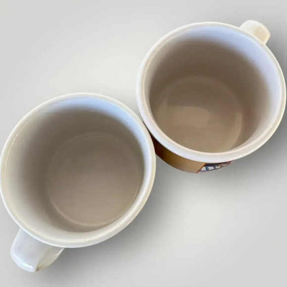 Campbell's Vintage Soup Mugs 2005 Set of 2 Collectible Houston Harvest 16 oz - Picture 7 of 10